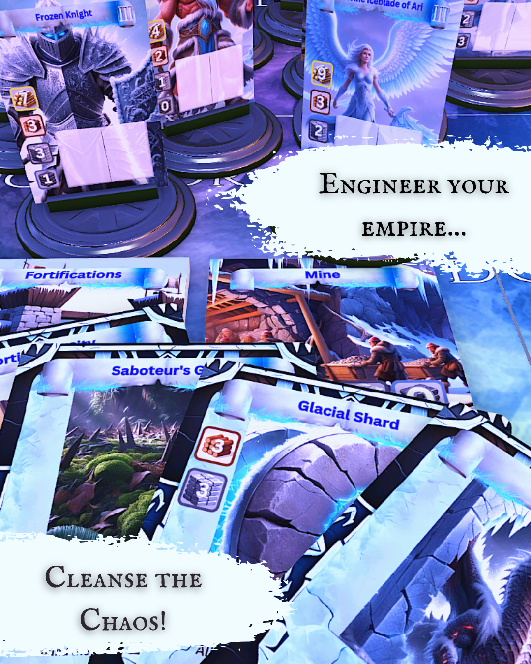 Fantasy Tabletop Devlog – Campaign Map Preview, Kickstarter Banner Update & Human Card Reveal